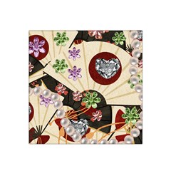 Orient Charm  Satin Bandana Scarf 22  x 22 