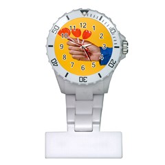 Valentine Day Lolly Candy Heart Plastic Nurses Watch by artworkshop