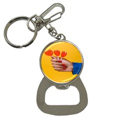 Valentine Day Lolly Candy Heart Bottle Opener Key Chain by artworkshop