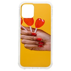 Valentine Day Lolly Candy Heart Iphone 12 Mini Tpu Uv Print Case	 by artworkshop