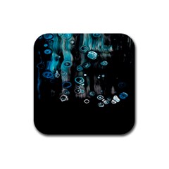 Falling Down Pattern Rubber Square Coaster (4 Pack) by artworkshop