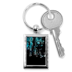 Falling Down Pattern Key Chain (rectangle) by artworkshop