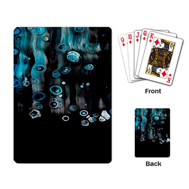 Falling Down Pattern Playing Cards Single Design (Rectangle)