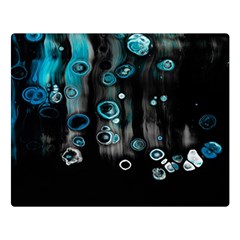 Falling Down Pattern One Side Premium Plush Fleece Blanket (large)