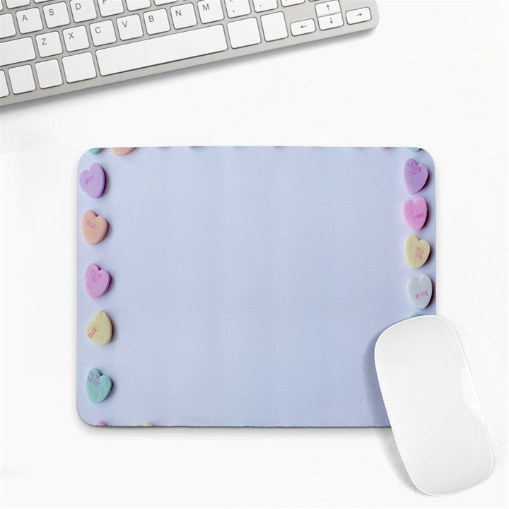 Valentine Day Heart Pattern Capsule Small Mousepad