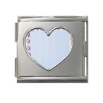 Valentine Day Heart Pattern Capsule Mega Link Heart Italian Charm (18mm) Front