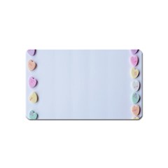 Valentine Day Heart Pattern Capsule Magnet (name Card)