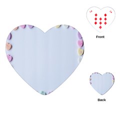 Valentine Day Heart Pattern Capsule Playing Cards Single Design (heart)