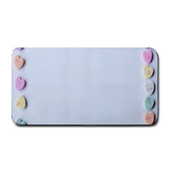 Valentine Day Heart Pattern Capsule Medium Bar Mat by artworkshop