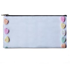 Valentine Day Heart Pattern Capsule Pencil Case by artworkshop