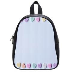 Valentine Day Heart Pattern Capsule School Bag (small) by artworkshop