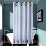 Valentine Day Heart Pattern Capsule Shower Curtain 36  x 72  (Stall)  Curtain(36 X72 ) - 33.26 x66.24  Curtain(36 X72 )