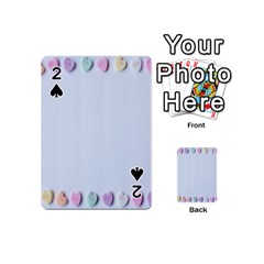 Valentine Day Heart Pattern Capsule Playing Cards 54 Designs (mini) by artworkshop