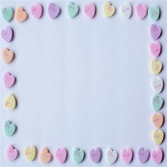 Valentine Day Heart Pattern Capsule Play Mat (rectangle) by artworkshop