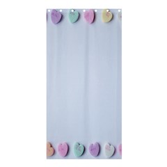 Valentine Day Heart Pattern Capsule Shower Curtain 36  X 72  (stall)  by artworkshop