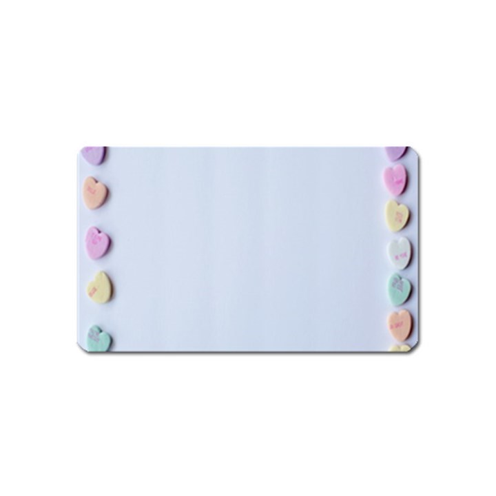 Valentine Day Heart Pattern Capsule Magnet (Name Card)