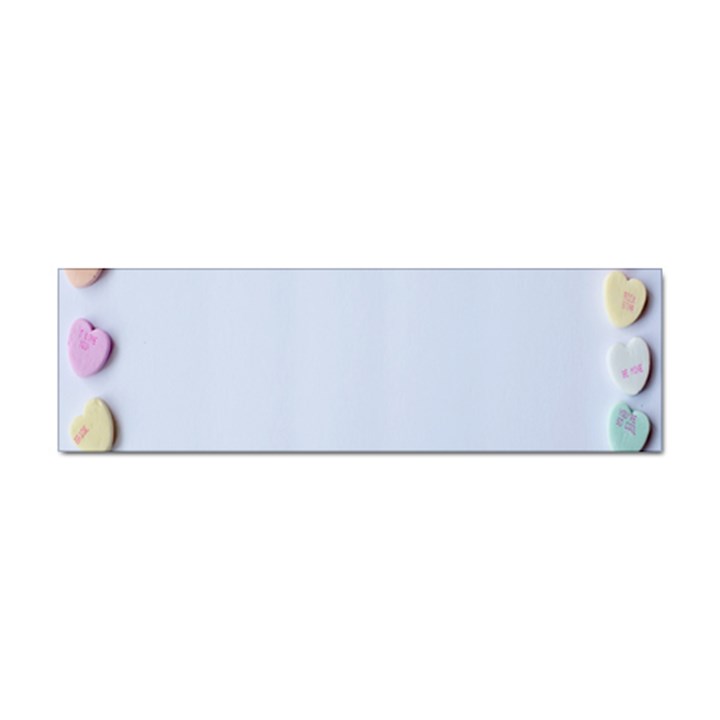 Valentine Day Heart Pattern Capsule Sticker Bumper (10 pack)