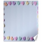 Valentine Day Heart Pattern Capsule Canvas 20  x 24  19.57 x23.15  Canvas - 1