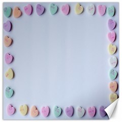 Valentine Day Heart Pattern Capsule Canvas 20  X 20  by artworkshop