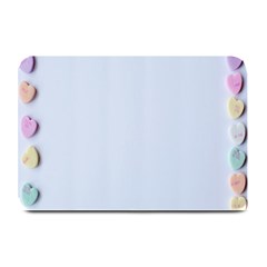 Valentine Day Heart Pattern Capsule Plate Mats