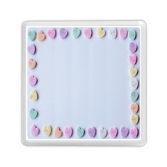 Valentine Day Heart Pattern Capsule Memory Card Reader (square) by artworkshop