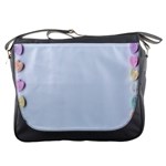 Valentine Day Heart Pattern Capsule Messenger Bag Front