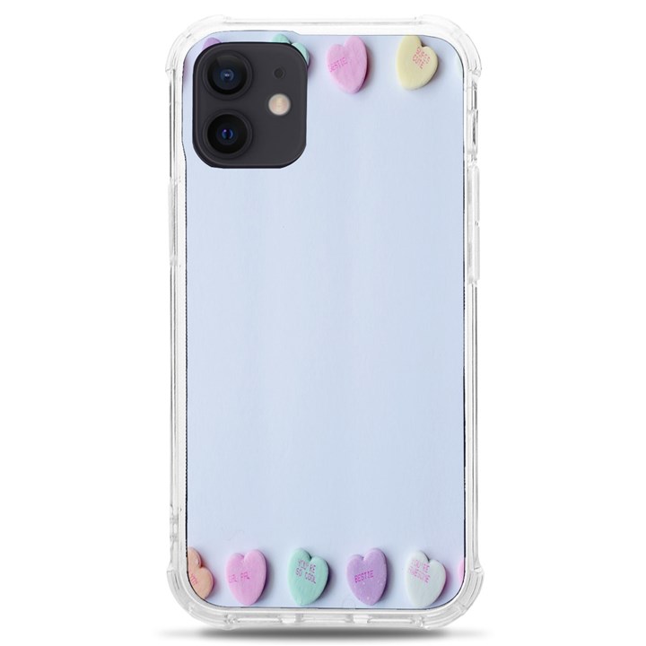 Valentine Day Heart Pattern Capsule iPhone 12 mini TPU UV Print Case	