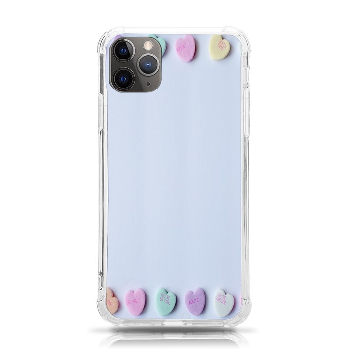 Valentine Day Heart Pattern Capsule iPhone 11 Pro Max 6.5 Inch TPU UV Print Case