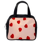 Valentine Day Pattern Logo Heart Classic Handbag (One Side) Front