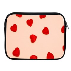 Valentine Day Pattern Logo Heart Apple Ipad 2/3/4 Zipper Cases by artworkshop