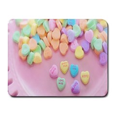 Valentine Day Heart Capsule Small Mousepad by artworkshop