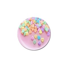 Valentine Day Heart Capsule Golf Ball Marker (4 Pack) by artworkshop