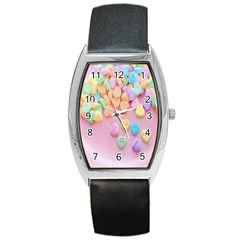 Valentine Day Heart Capsule Barrel Style Metal Watch by artworkshop