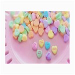 Valentine Day Heart Capsule Small Glasses Cloth (2 Sides) Back