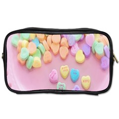 Valentine Day Heart Capsule Toiletries Bag (one Side) by artworkshop