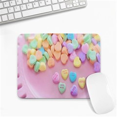 Valentine Day Heart Capsule Small Mousepad by artworkshop