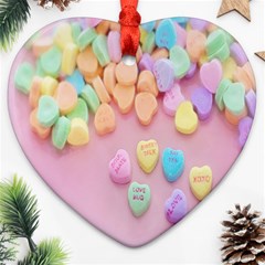 Valentine Day Heart Capsule Ornament (heart) by artworkshop