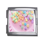 Valentine Day Heart Capsule Mega Link Italian Charm (18mm) Front