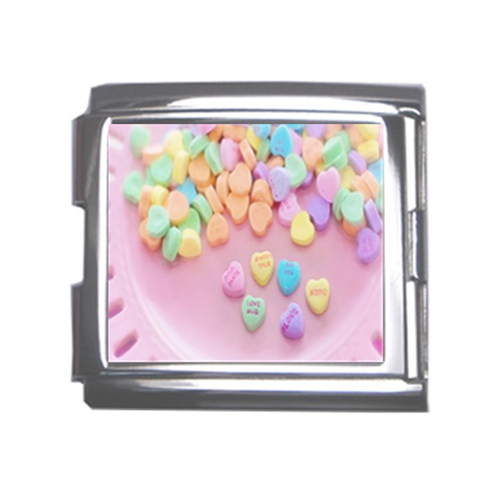 Valentine Day Heart Capsule Mega Link Italian Charm (18mm)