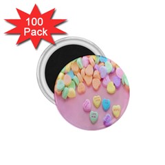 Valentine Day Heart Capsule 1 75  Magnets (100 Pack) 