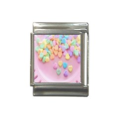 Valentine Day Heart Capsule Italian Charm (13mm) by artworkshop