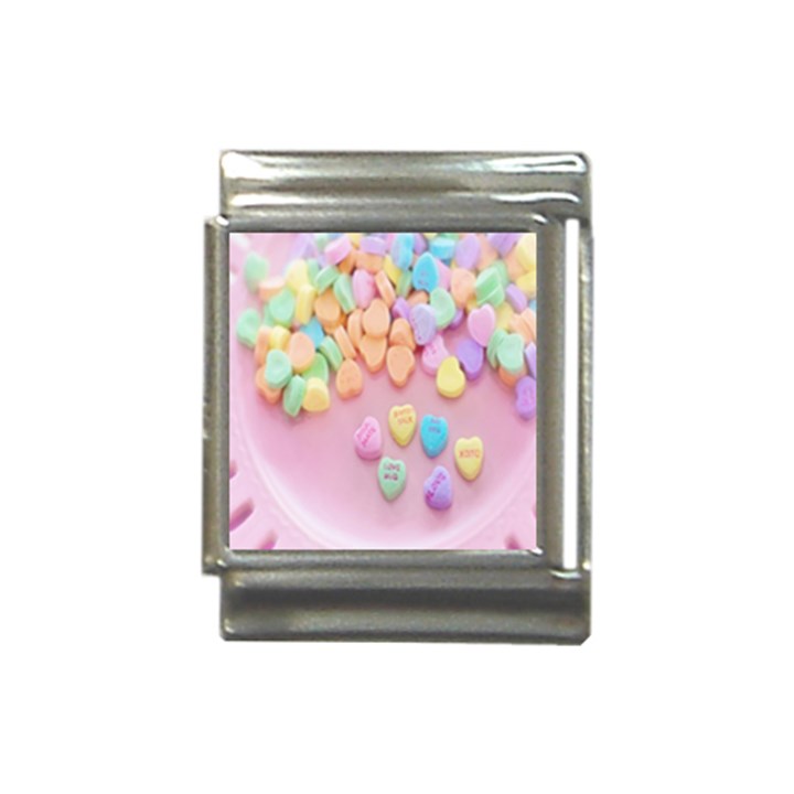 Valentine Day Heart Capsule Italian Charm (13mm)