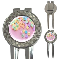 Valentine Day Heart Capsule 3-in-1 Golf Divots by artworkshop