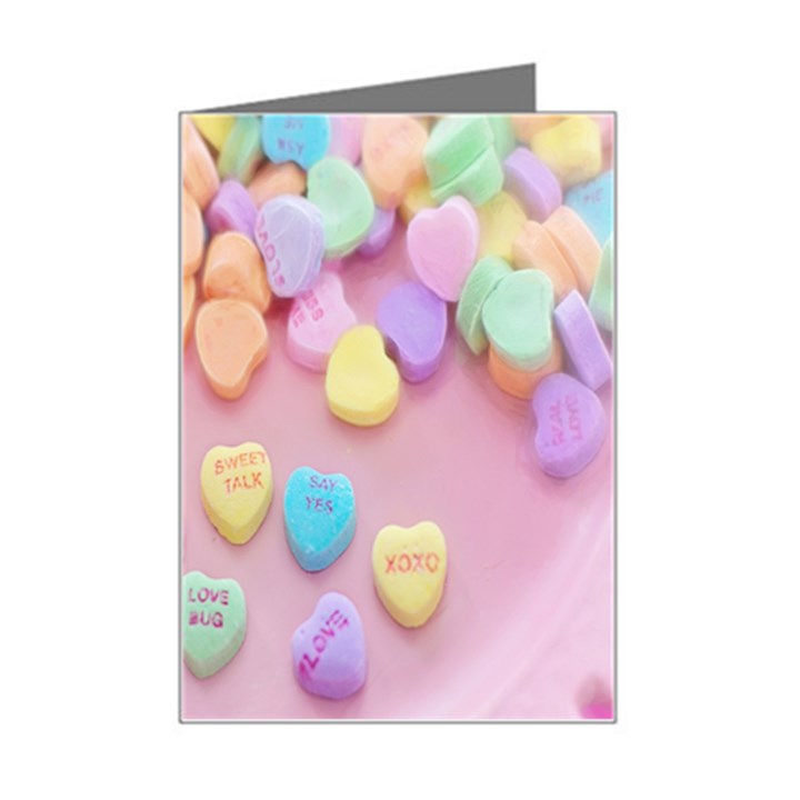 Valentine Day Heart Capsule Mini Greeting Card