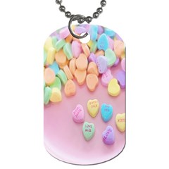 Valentine Day Heart Capsule Dog Tag (one Side) by artworkshop