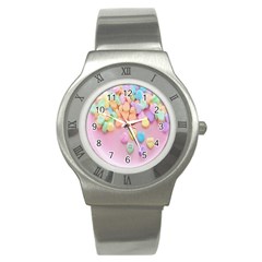 Valentine Day Heart Capsule Stainless Steel Watch by artworkshop