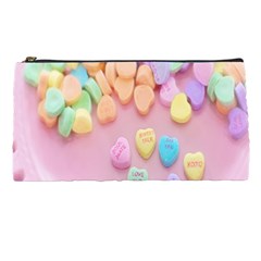 Valentine Day Heart Capsule Pencil Case by artworkshop