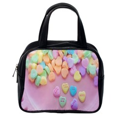 Valentine Day Heart Capsule Classic Handbag (one Side) by artworkshop