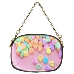 Valentine Day Heart Capsule Chain Purse (two Sides) by artworkshop