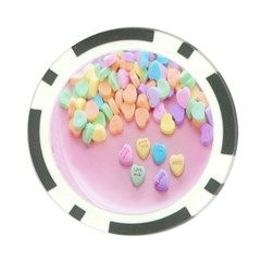 Valentine Day Heart Capsule Poker Chip Card Guard (10 Pack) by artworkshop